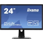 LED monitor 61 cm (24 cola) Iiyama B2483HSU-B1DP KEU: n.rel. 1920 x 1080 piknjica 16:9 2 ms DisplayPort, DVI, VGA, slušalice (3.