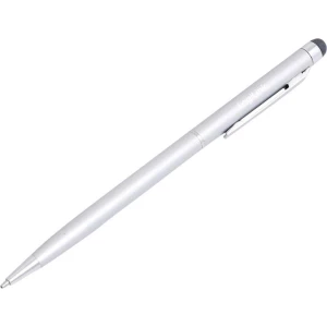 LogiLink® Touch Pen sa integriranom kemijskom olovkom, srebrne boje slika