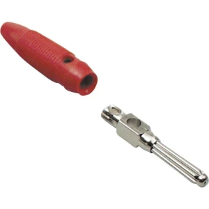 Spojni utič, ravan, promjer zatika: 4 mm crveni BKL Electronic 072164 1 kom. slika