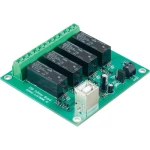 USB 4-struka relejna kartica Conrad Komplet za sastavljanje 5 V/DC, izlazna snaga 8 A/24 V/DC