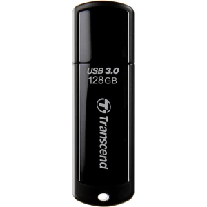 USB-ključ 128 GB Transcend JetFlash® 700 crne boje TS128GJF700 USB 3.0 slika
