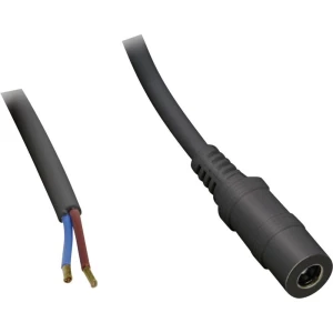 Niskonaponski priključni kabel, niskonaponska utičnica - kabel, otvoreni kraj 5.5 mm 2.1 mm BKL Electronic 2.50 m 1 kom. slika