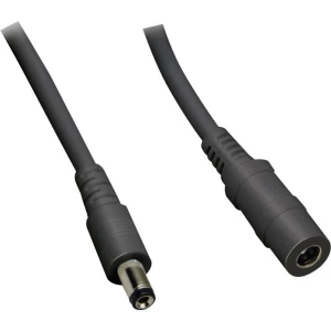Niskonaponski produžni kabel, niskonaponski utikač - niskonaponska utičnica 5.5 mm 2.1 mm 2.1 mm BKL Electronic 3.00 m 1 kom. slika