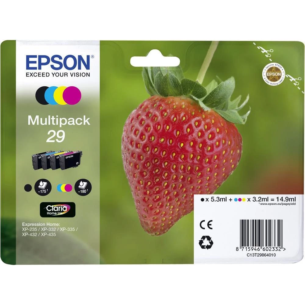 Originalna patrona za pisače, kombinovano pakovanje Epson T2986, 29 crna, cijan, magenta, žuta