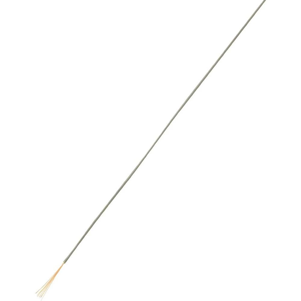 Prepleteni vod LiFY 93030c105 Conrad 1 x 1.50 mm siva 10 m slika