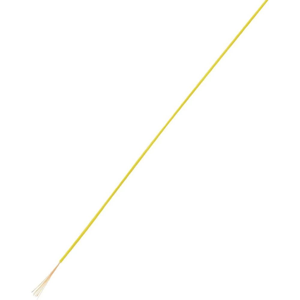 Prepleteni vod LiFY 93030c7 Conrad 1 x 0.05 mm žuta 25 m slika