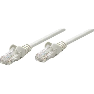 RJ45 mrežni priključni kabel CAT 5e F/UTP [1x RJ45-utikač - 1x RJ45-utikač] 2 m sivi, Intellinet slika