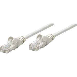 RJ45 mrežni priključni kabel CAT 5e F/UTP [1x RJ45-utikač - 1x RJ45-utikač] 7.50 m sivi, Intellinet slika