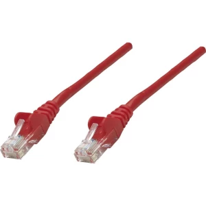 RJ45 mrežni priključni kabel CAT 5e SF/UTP [1x RJ45-utikač - 1x RJ45-utikač] 10 m crveni, Intellinet slika