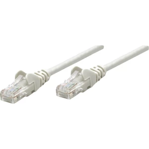 RJ45 mrežni priključni kabel CAT 5e SF/UTP [1x RJ45-utikač - 1x RJ45-utikač] 2 m sivi, Intellinet slika