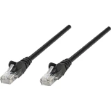 RJ45 mrežni priključni kabel CAT 5e U/UTP [1x RJ45-utikač - 1x RJ45-utikač] 0.50 m crni, Intellinet