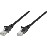 RJ45 mrežni priključni kabel CAT 5e U/UTP [1x RJ45-utikač - 1x RJ45-utikač] 10 m crni, Intellinet