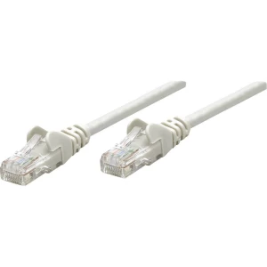 RJ45 mrežni priključni kabel CAT 5e U/UTP [1x RJ45-utikač - 1x RJ45-utikač] 15 m sivi, Intellinet slika