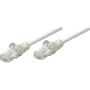 RJ45 mrežni priključni kabel CAT 5e U/UTP [1x RJ45-utikač - 1x RJ45-utikač] 2 m sivi, Intellinet slika