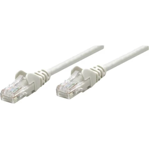 RJ45 mrežni priključni kabel CAT 5e U/UTP [1x RJ45-utikač - 1x RJ45-utikač] 20 m sivi, Intellinet slika