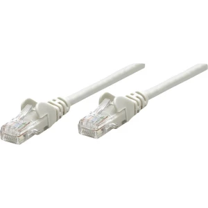RJ45 mrežni priključni kabel CAT 6 S/FTP [1x RJ45-utikač - 1x RJ45-utikač] 2 m sivi, pozlaćeni kontakti, Intellinet slika