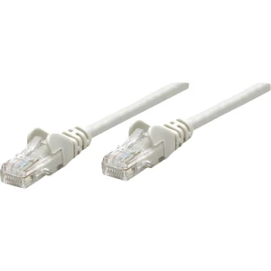 RJ45 mrežni priključni kabel CAT 6 S/FTP [1x RJ45-utikač - 1x RJ45-utikač] 5 m sivi, pozlaćeni kontakti, Intellinet slika