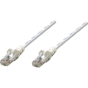 RJ45 mrežni priključni kabel CAT 6 S/FTP [1x RJ45-utikač - 1x RJ45-utikač] 7.50 m bijeli, pozlaćeni kontakti, Intellinet slika