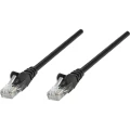 RJ45 mrežni priključni kabel CAT 6 U/UTP [1x RJ45-utikač - 1x RJ45-utikač] 20 m crni, Intellinet slika