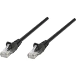 RJ45 mrežni priključni kabel CAT 6 U/UTP [1x RJ45-utikač - 1x RJ45-utikač] 3 m crni, Intellinet
