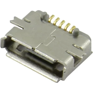 Mikro USB konektor, ugradbena utičnica, horizontalna tip AB Attend sadržaj: 1 kom. slika