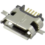 Mikro USB konektor, ugradbena utičnica, horizontalna tip B SMD Attend sadržaj: 1 kom.
