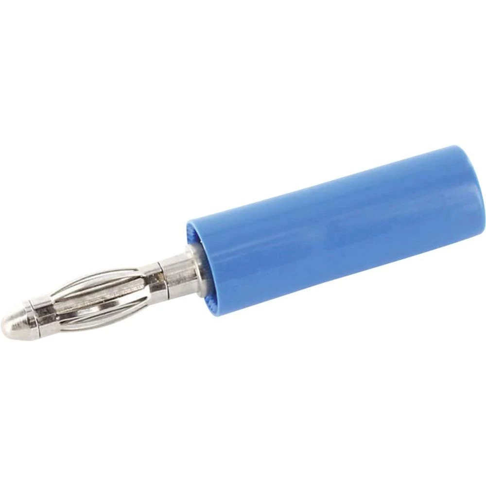 Banana utikač, ravan, promjer zatika: 4 mm plavi econ connect BS4BLE 1 kom.