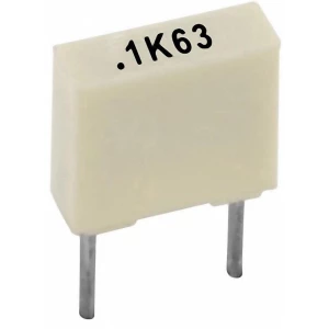 Poliesterski kondenzator, radialno ožičen 2.2 nF 100 V 10 % 5 mm (D x Š x V) 7.2 x 2,5 x 6,5 Kemet R82EC1220AA50K 1 kom. slika