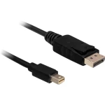 DisplayPort priključni kabel [1x Mini-DisplayPort utikač => 1x DisplayPort utikač] Delock 5 m crna