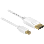 DisplayPort priključni kabel [1x Mini-DisplayPort utikač => 1x DisplayPort utikač] Delock 5 m bijela