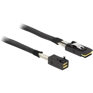 Priključni kabel za tvrdi disk [1x Mini-SAS utikač (SFF-8643) - 1x Mini-SAS utikač (SFF-8643)] Delock 0.50 m crna slika
