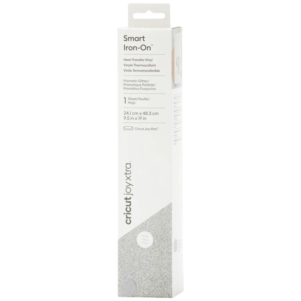 Cricut Smart Iron-On Joy Xtra folija Širina reza 48.3 cm blještavilo, srebrna slika