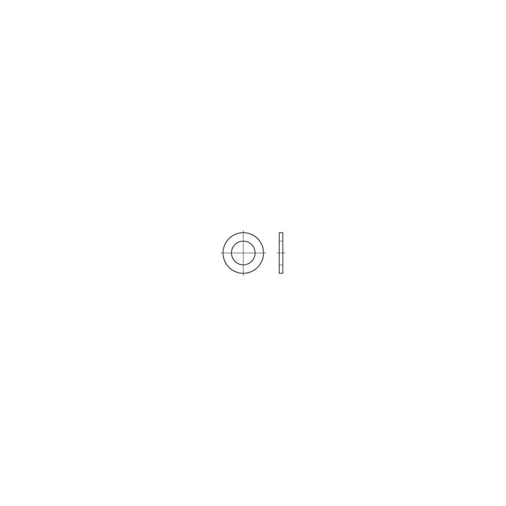 TOOLCRAFT podloške, unutarnji promjer: 4.3 mm DIN 433 čelik 500 komada TOOLCRAFT 106681 slika