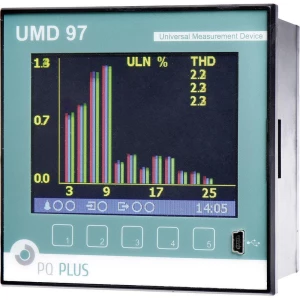 Univerzalni mjerač UMD 97E PQ Plus  - ugradnja na rasklopnicu - Ethernet - RS485 - 512MB memorije slika