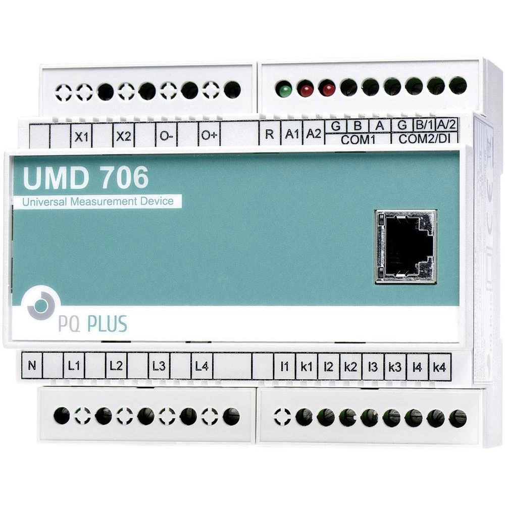 Univerzalni mjerač UMD 706A PQ Plus  - KlasseA - ugradnja na DIN šinu - RS485 Modubs - Ethernet - 512MB memorije