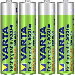 Micro (AAA) baterija na punjenje NiMH Varta Ready2Use HR03 550 mAh 1.2 V 4 kom. slika