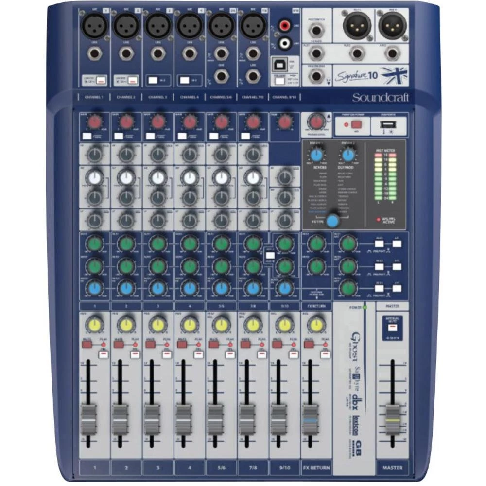 Konzolni miks pult SoundCraft SIGNATURE 10 broj kanala:10 USB priključak slika