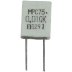 Metaloslojni otpornik 0.01  radijalno ožičen MPC75 5 W MPC75 5W 0,01 Ohm 10% 1 kom.