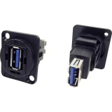 XLR adapter USB 3.0 A utičnica na USB 3.0 A utičnicu, ugradbeni adapter CP30205N Cliff sadržaj: 1 kom.
