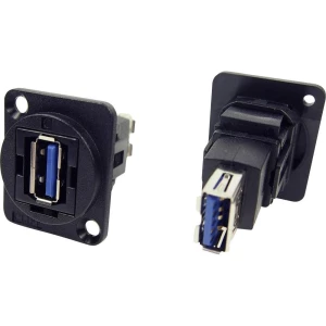 XLR adapter USB 3.0 A utičnica na USB 3.0 A utičnicu, ugradbeni adapter CP30205N Cliff sadržaj: 1 kom. slika