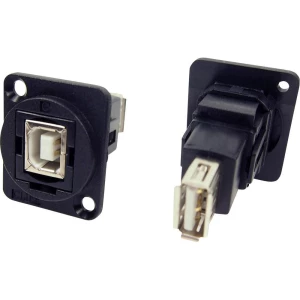 XLR adapter USB 2.0 B utičnica na USB 2.0 A utičnicu, ugradbeni adapter CP30207N Cliff sadržaj: 1 kom. slika