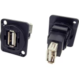 XLR adapter USB 2.0 B utičnica na USB 2.0 A ugradbeni adapter CP30208N Cliff sadržaj: 1 kom.