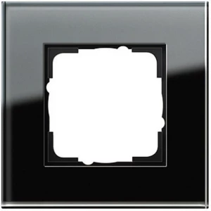 Okvir 1-struki 021105 GIRA Esprit, Standard 55, System 55 crna slika