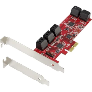 0+10-portna SATA III upravljačka kartica PCIe slika
