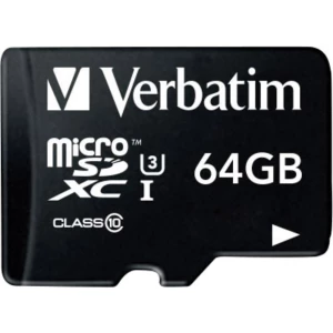 SDXC-kartica 64 GB Verbatim PRO Class 10, UHS-I, UHS-Class 3 uklj. SD-adapter slika