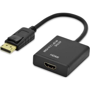 DisplayPort / HDMI adapter [1x DisplayPort utikač => 1x HDMI utikač ženski] ednet crna slika