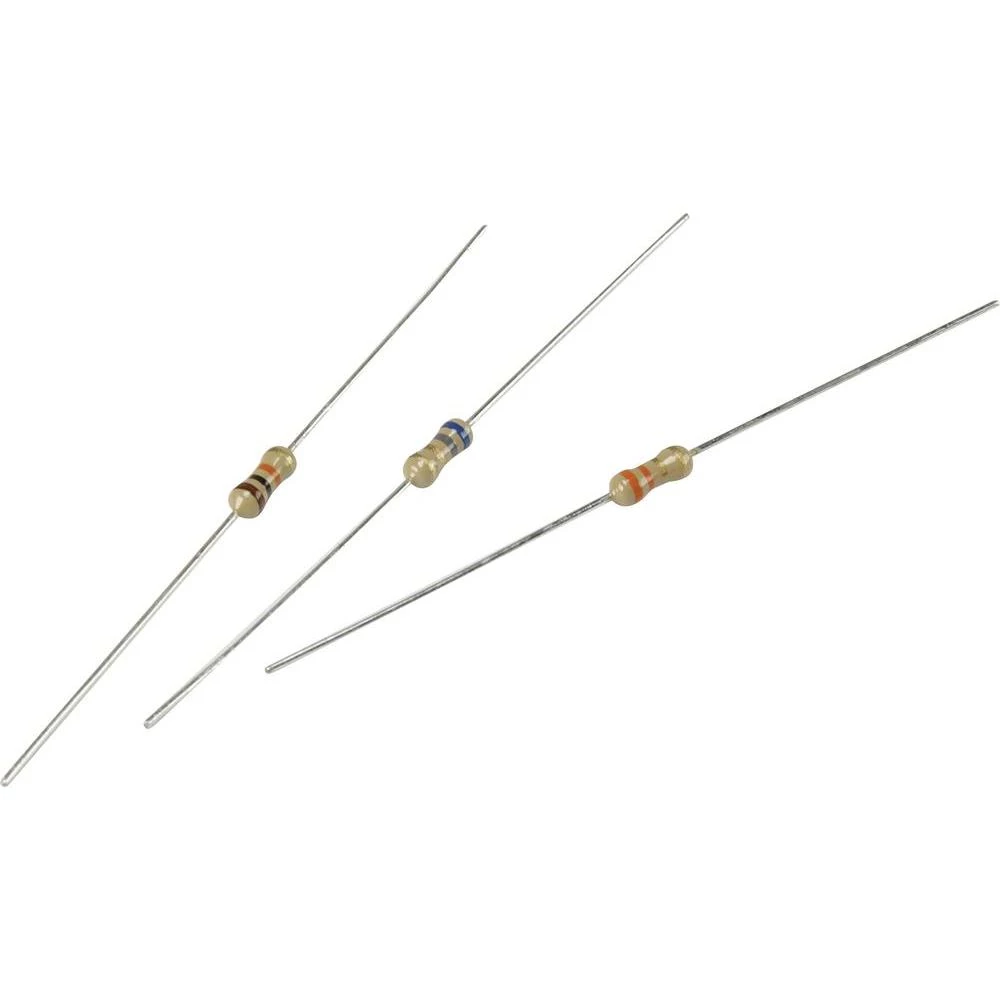 Ugljenoslojni otpornik 3.3 k aksijalno ožičen 0207 0.25 W Royalohm CFR0W4J0332A50 1 kom. slika