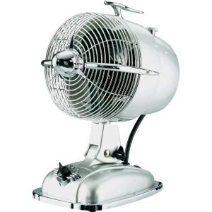 Stolni ventilator CasaFan Retrojet srebrna 24 W (promjer x V) 18.2 cm x 32 cm srebrna, krom slika