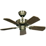 Stropni ventilator CasaFan Classic Royal 75 MA (promjer) 75 cm boja krila: stari hrast, boja kućišta: mesing