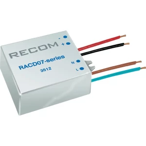 LED izvor konstantne struje 7 W 350 mA 21 V/DC Recom Lighting RACD07-350 radni napon maks.: 264 V/AC slika